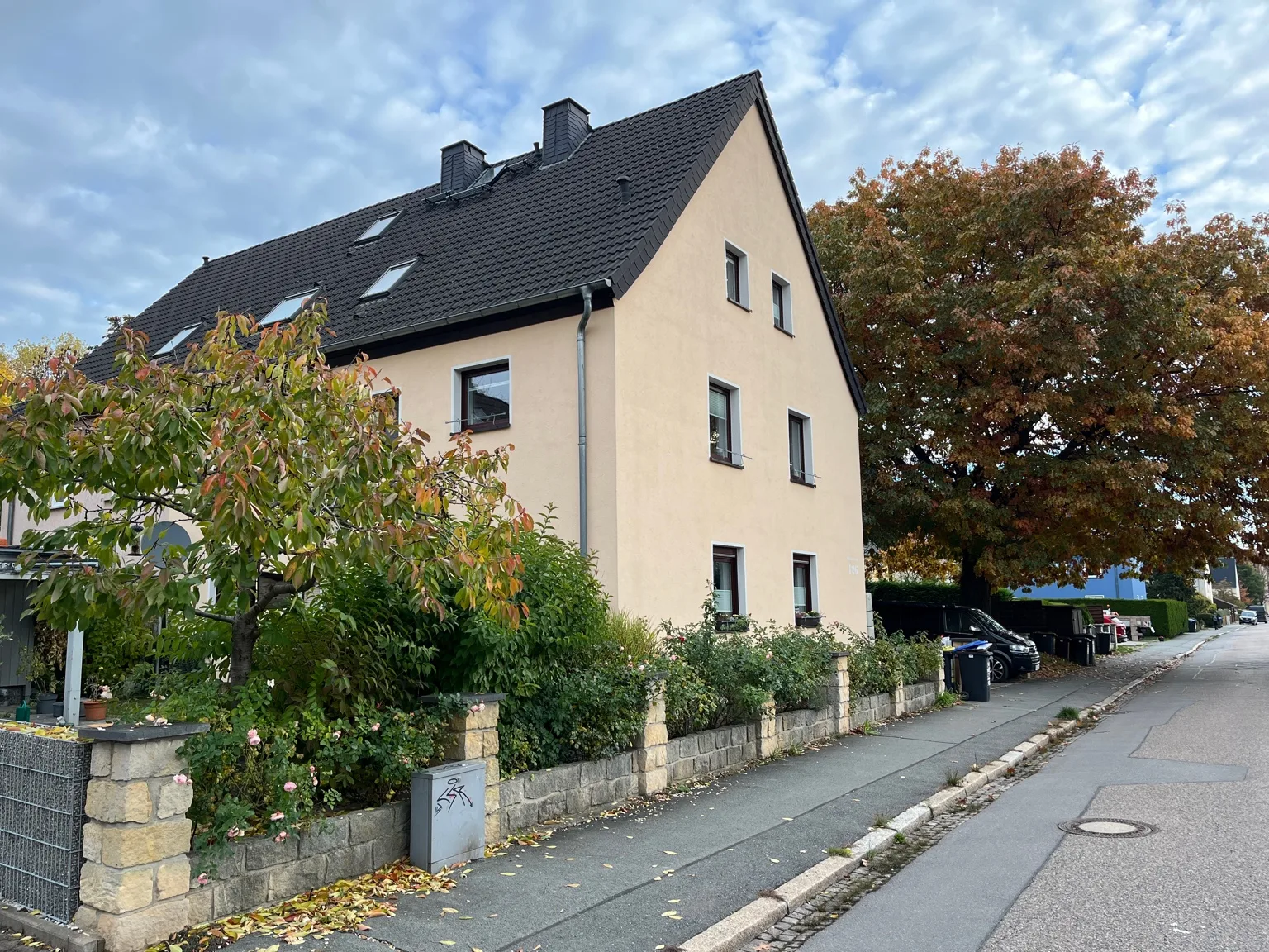 Außenansicht der FeWo 126 in Chemnitz